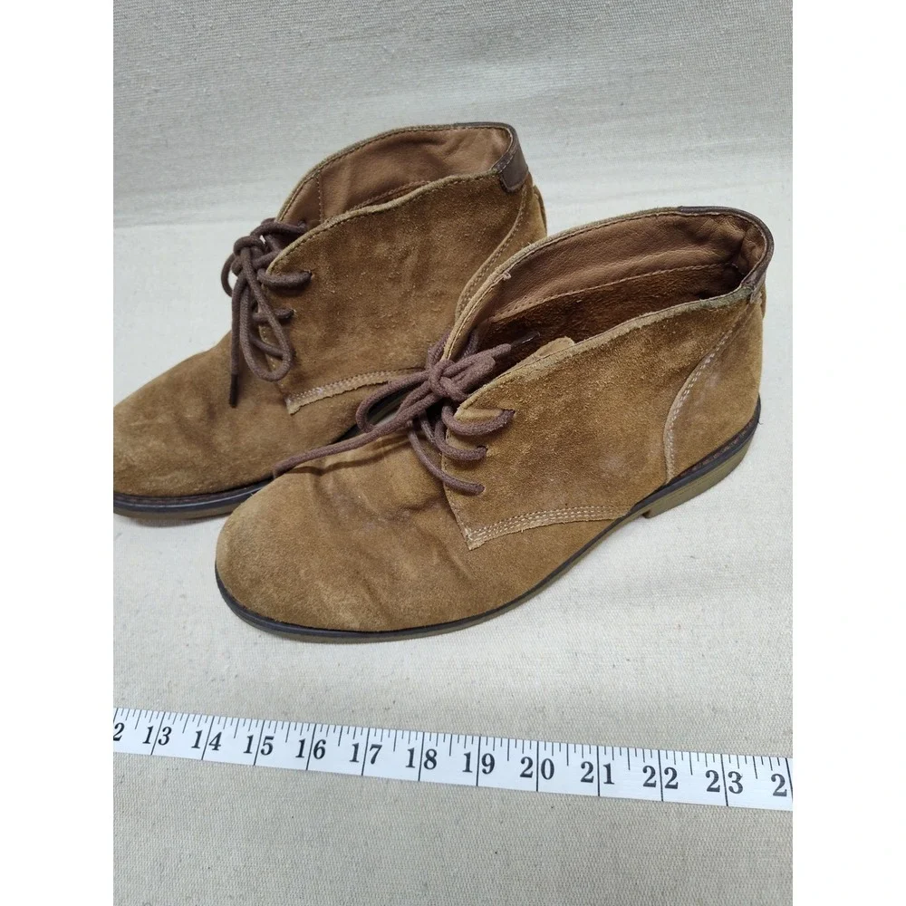Nunn Bush Mens‎ Tan Suede Chukka Desert Boots Size 8M 84110-229 Memory Foam